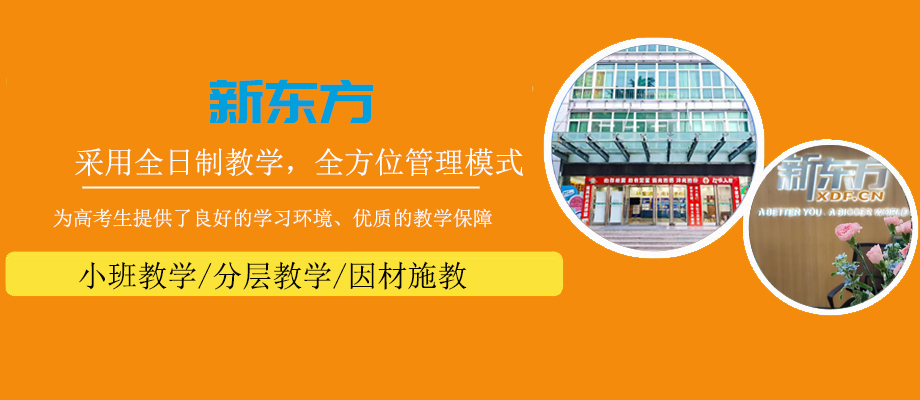郑州新东方高考补习学校banner