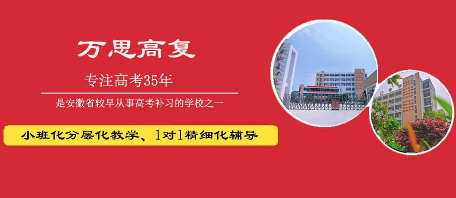 合肥万思高复学校banner
